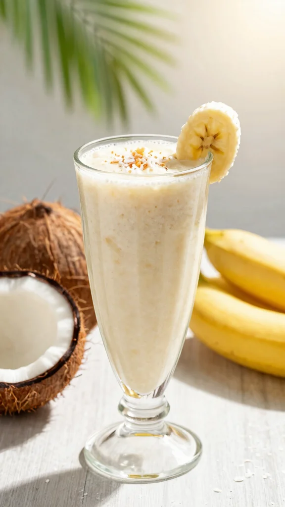 Healthy Juice Drink Recipes: 15 Easy Ideas for Everyday Wellness - 12. Creamy Coconut Smoothie 1