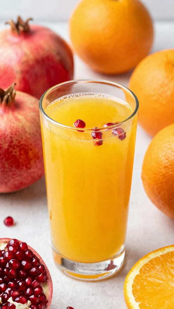 Healthy Juice Drink Recipes: 15 Easy Ideas for Everyday Wellness - 13. Pomegranate Citrus Juice 1