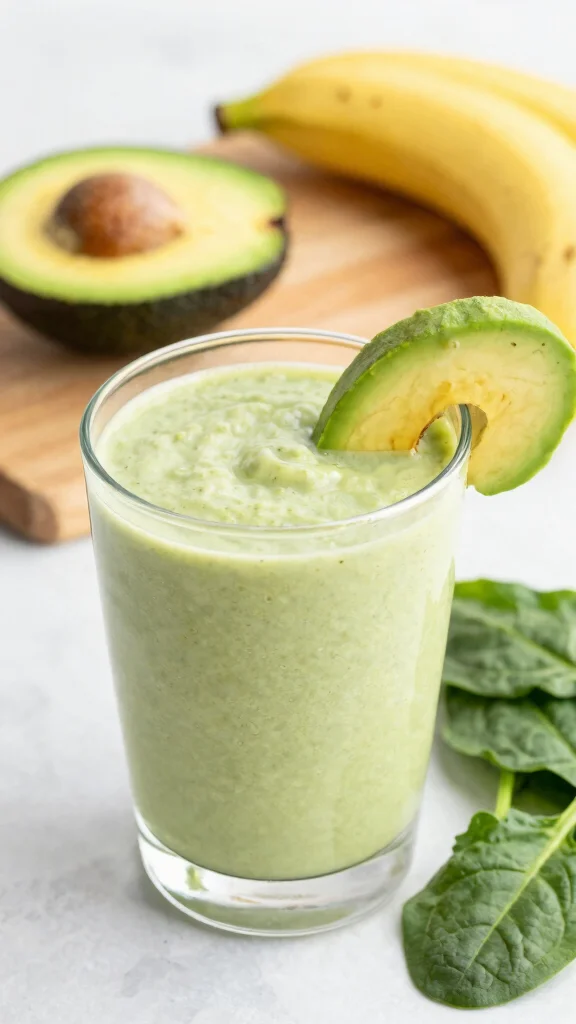 Healthy Juice Drink Recipes: 15 Easy Ideas for Everyday Wellness - 6. Creamy Avocado Smoothie 1