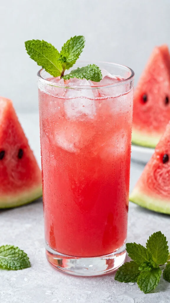 Healthy Juice Drink Recipes: 15 Easy Ideas for Everyday Wellness - 7. Refreshing Watermelon Mint Juice 1