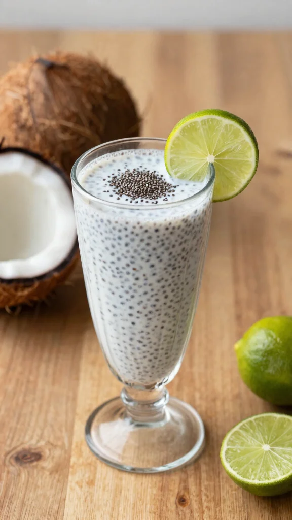 Homemade Juice Recipes Done Right: 14 Fresh Ideas to Try - 11. Creamy Coconut Chia Juice 1