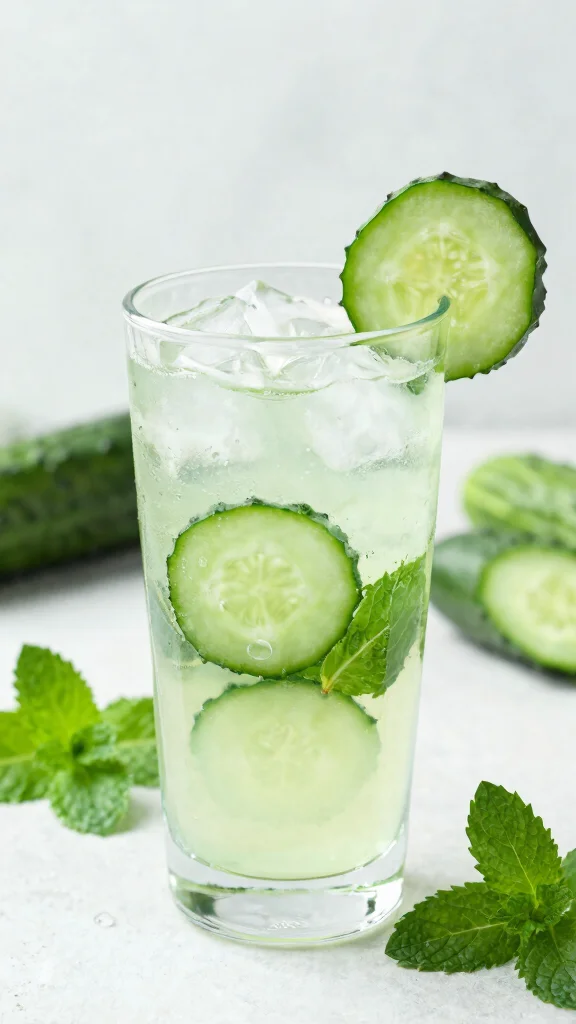 Homemade Juice Recipes Done Right: 14 Fresh Ideas to Try - 12. Hydrating Cucumber-Mint Cooler 1