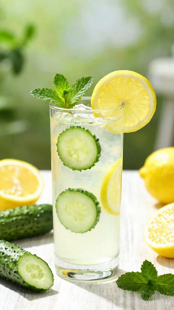 Homemade Juice Recipes Done Right: 14 Fresh Ideas to Try - 13. Cucumber-Lemonade Refresher 1