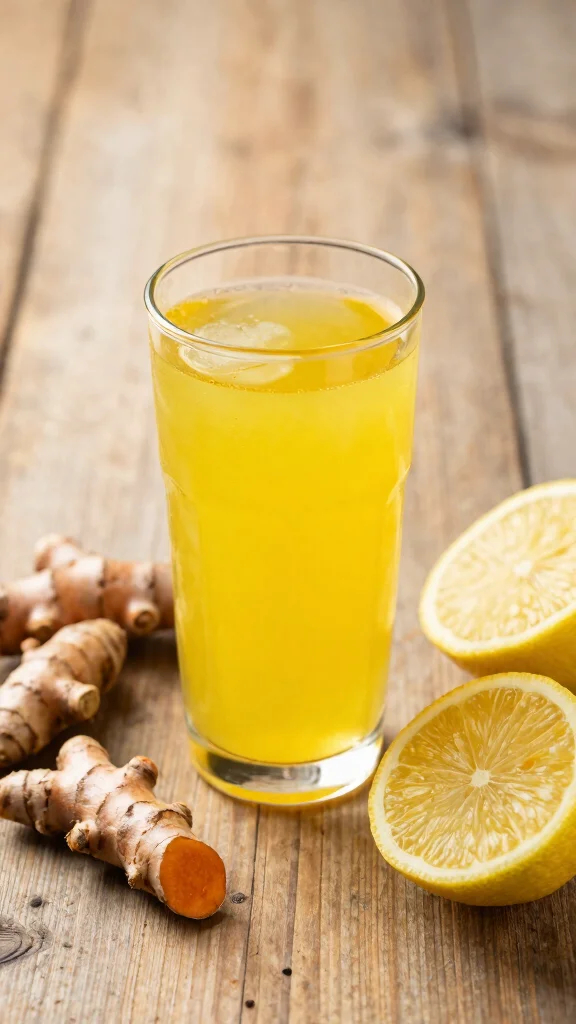 Juice Recipes at Home: 12 Simple Ideas for Fresh Everyday Drinks - 12. Immunity-Boosting Turmeric Tonic 1