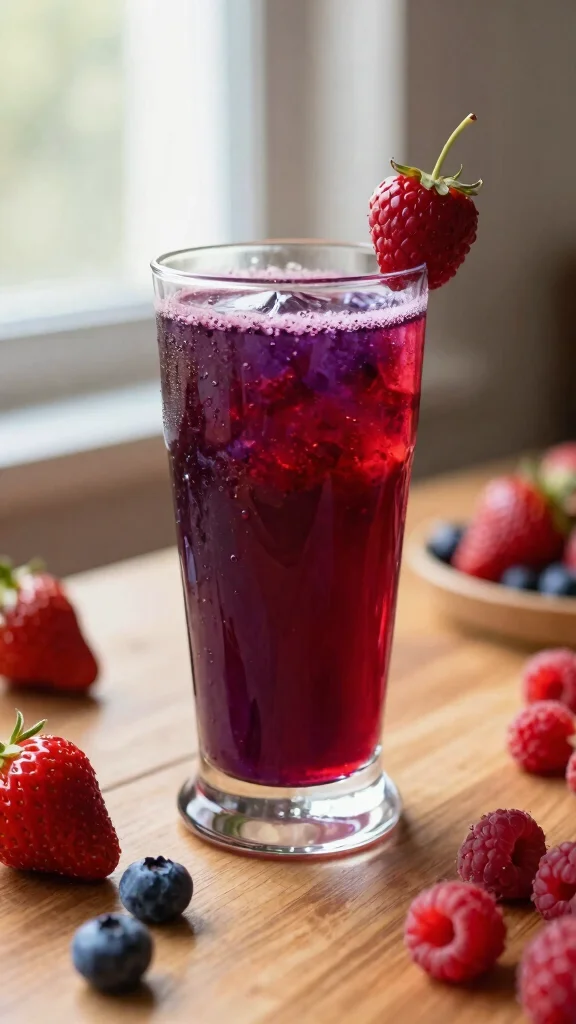 Juice Recipes at Home: 12 Simple Ideas for Fresh Everyday Drinks - 3. Berry Antioxidant Burst 1