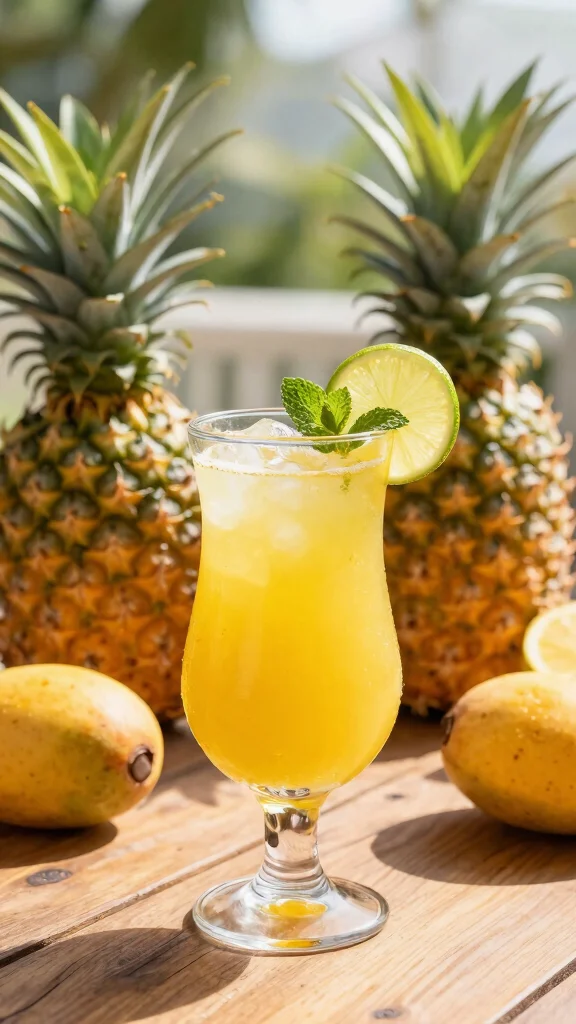 Juice Recipes at Home: 12 Simple Ideas for Fresh Everyday Drinks - 4. Tropical Paradise Punch 1