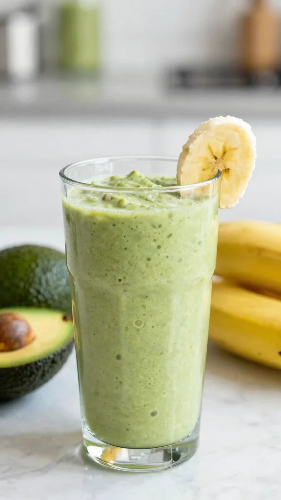 Juice Recipes at Home: 12 Simple Ideas for Fresh Everyday Drinks - 8. Creamy Avocado Smoothie Juice 1