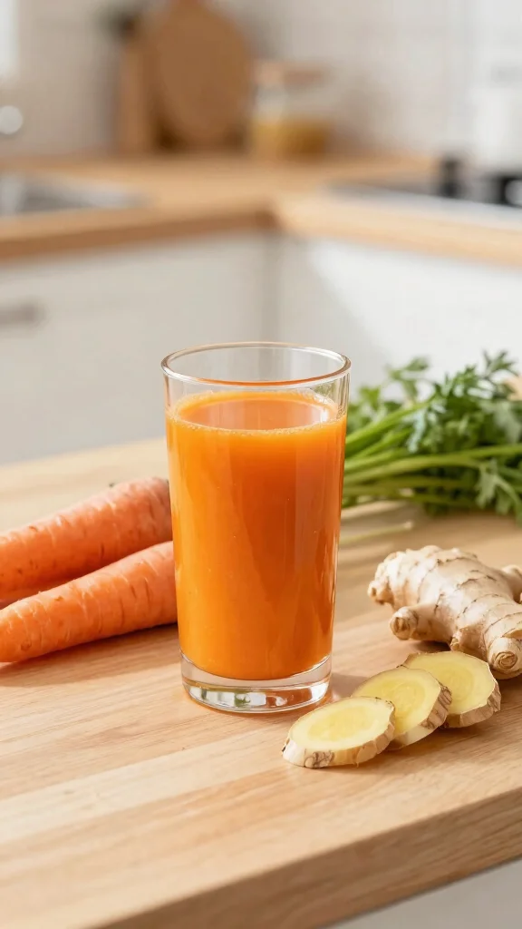 Juice Shots Recipes: 12 Easy Ideas for a Fresh Daily Boost - 8. Carrot Ginger Glow Shot 1