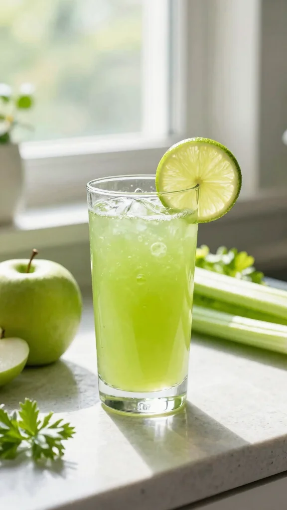Juicer Recipes: 15 Fresh Ideas for Easy Homemade Drinks - 8. Apple Celery Detox Juice 1
