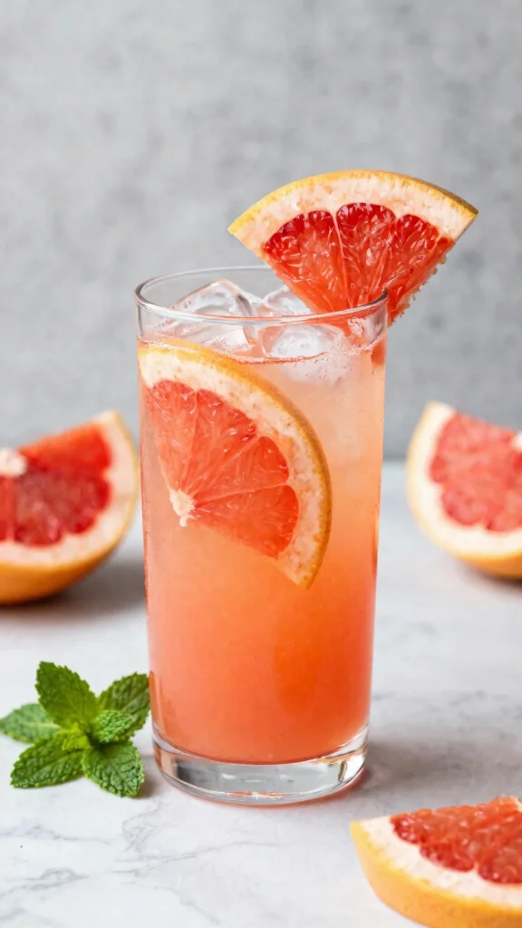 Red Juice Recipes: 13 Vibrant Ideas for Fresh and Healthy Drinks - 11. Red Grapefruit Refresher 1