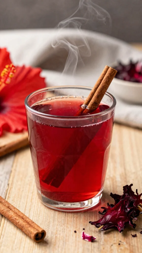 Red Juice Recipes: 13 Vibrant Ideas for Fresh and Healthy Drinks - 8. Spiced Hibiscus Elixir 1